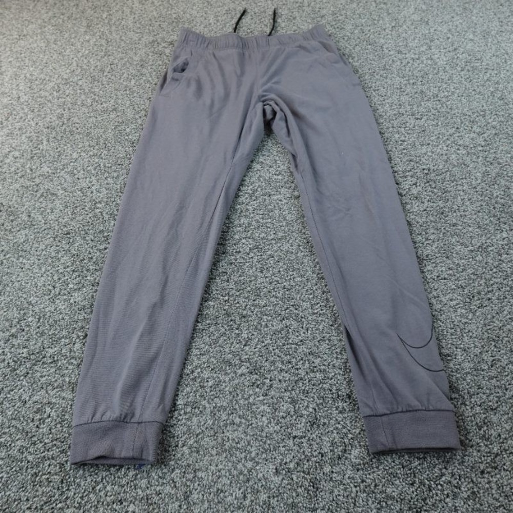 Nike Sweatpants Mens S Gray Dri Fit Jogger Athletic Drawstring Workout Gym Run